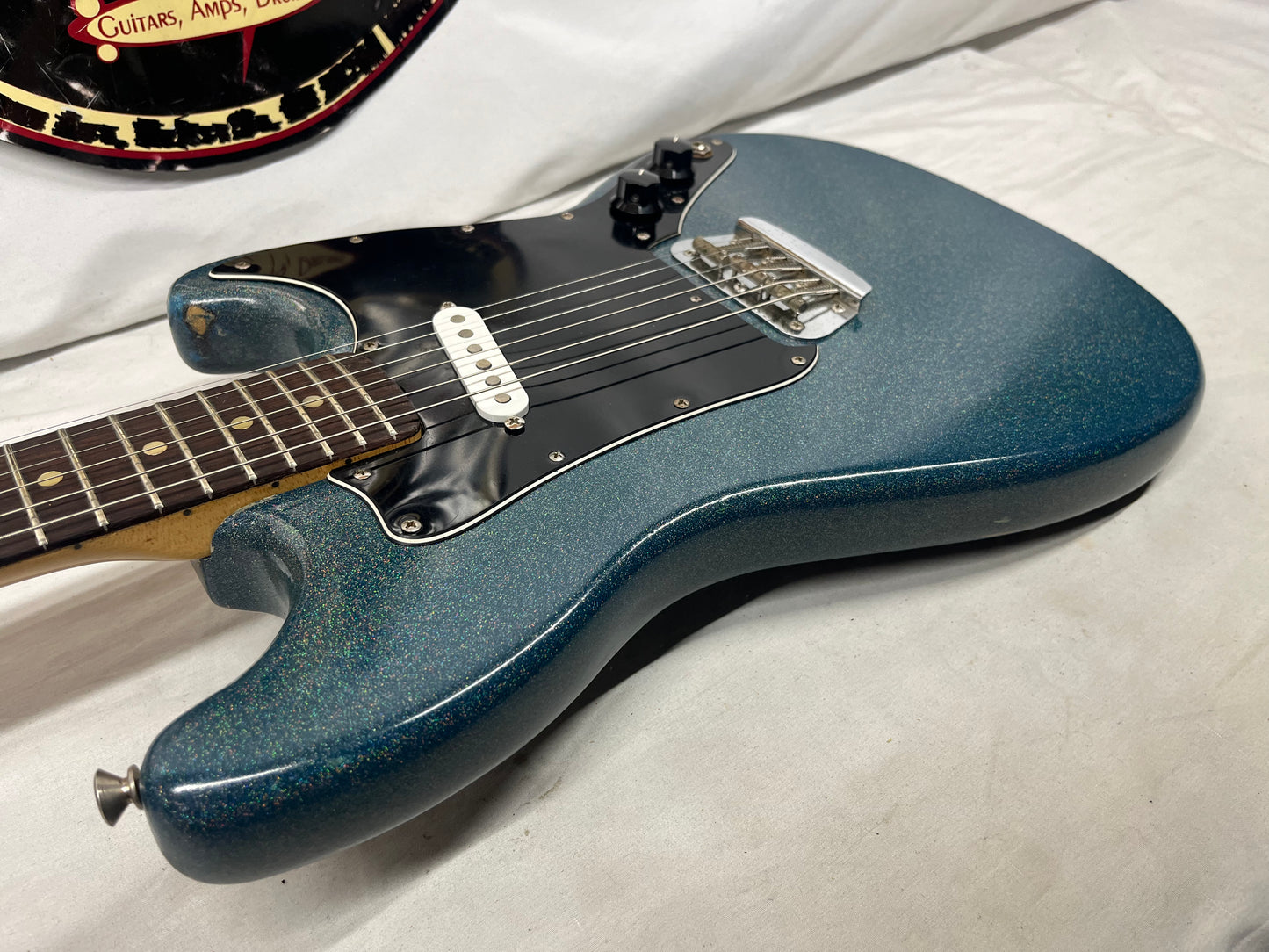 Fender MusicMaster music master Re-fin'd Electric Guitar