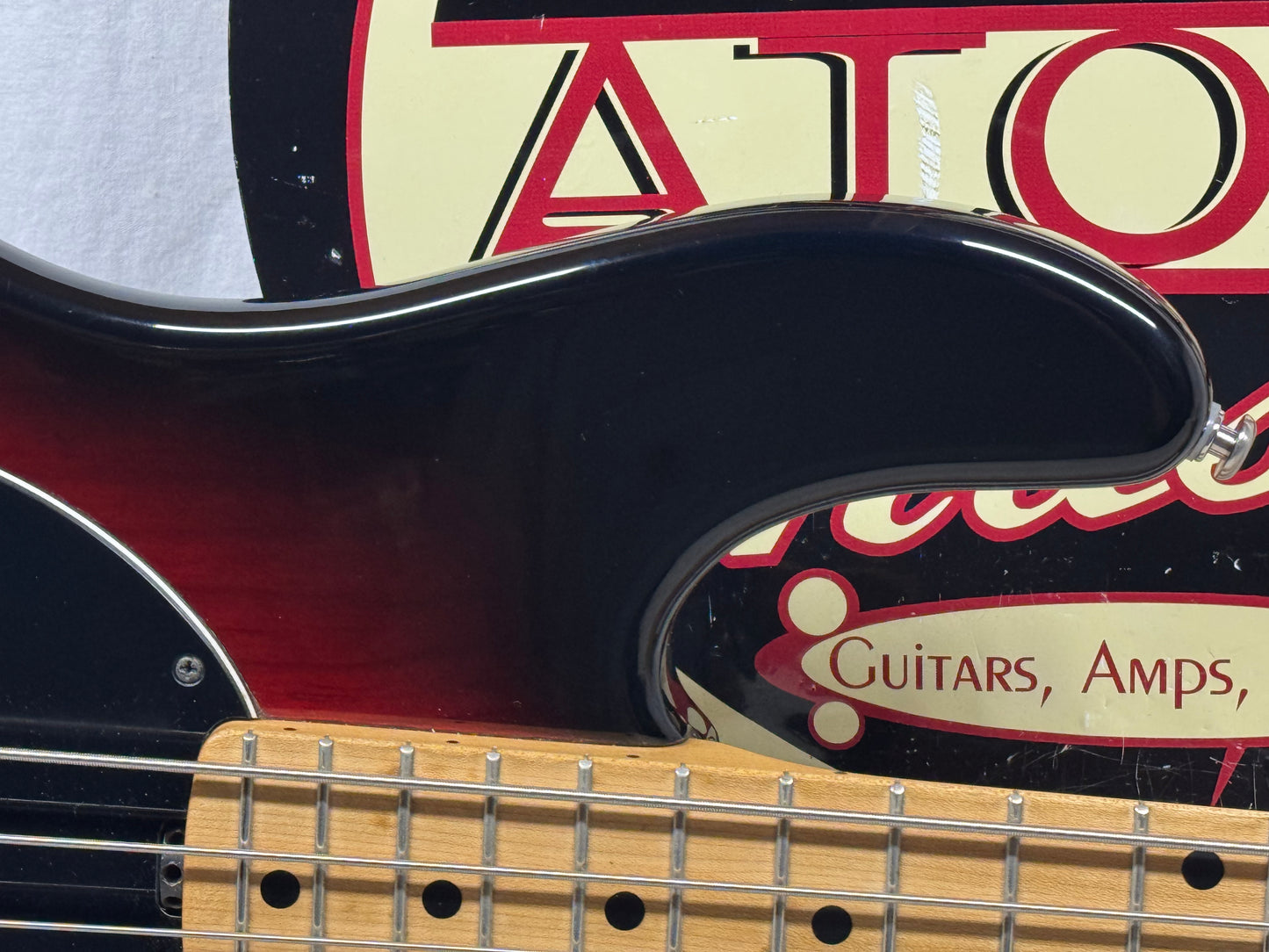 Ernie Ball Music Man Stingray 3 EQ H 3eq 4-string Bass with Case 2004 - Black Cherry Burst