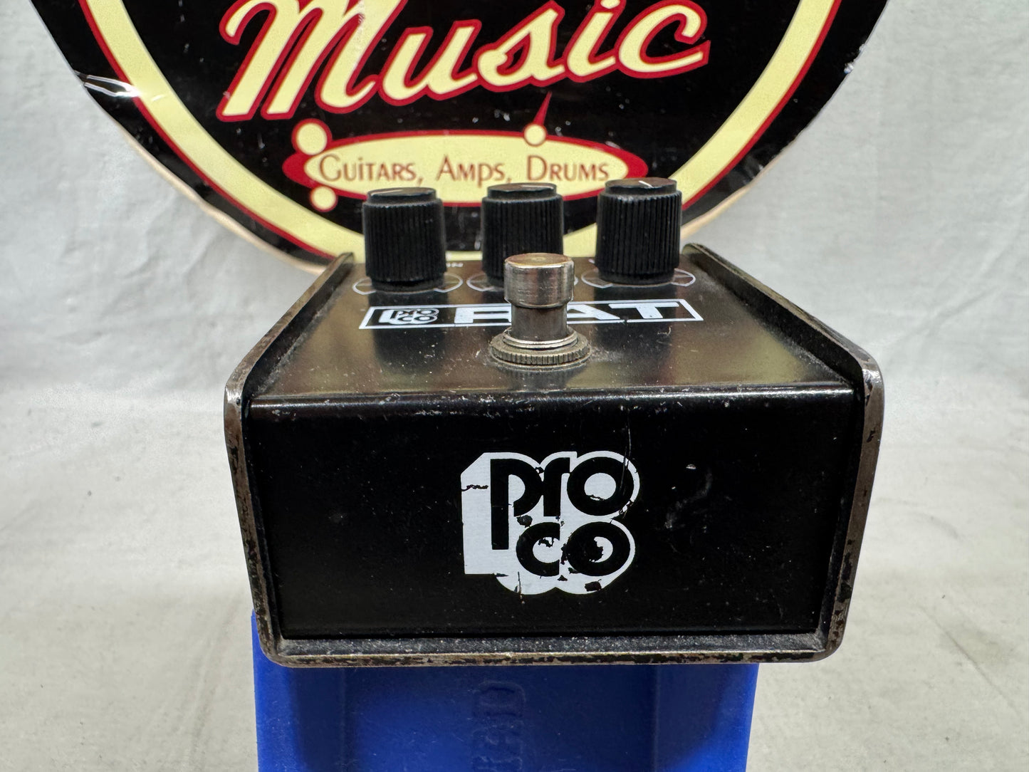 ProCo Rat v3-C version 3-C "No Brackets" Distortion Pedal with LM308 pot codes date to 1987 - *missing rubber feet