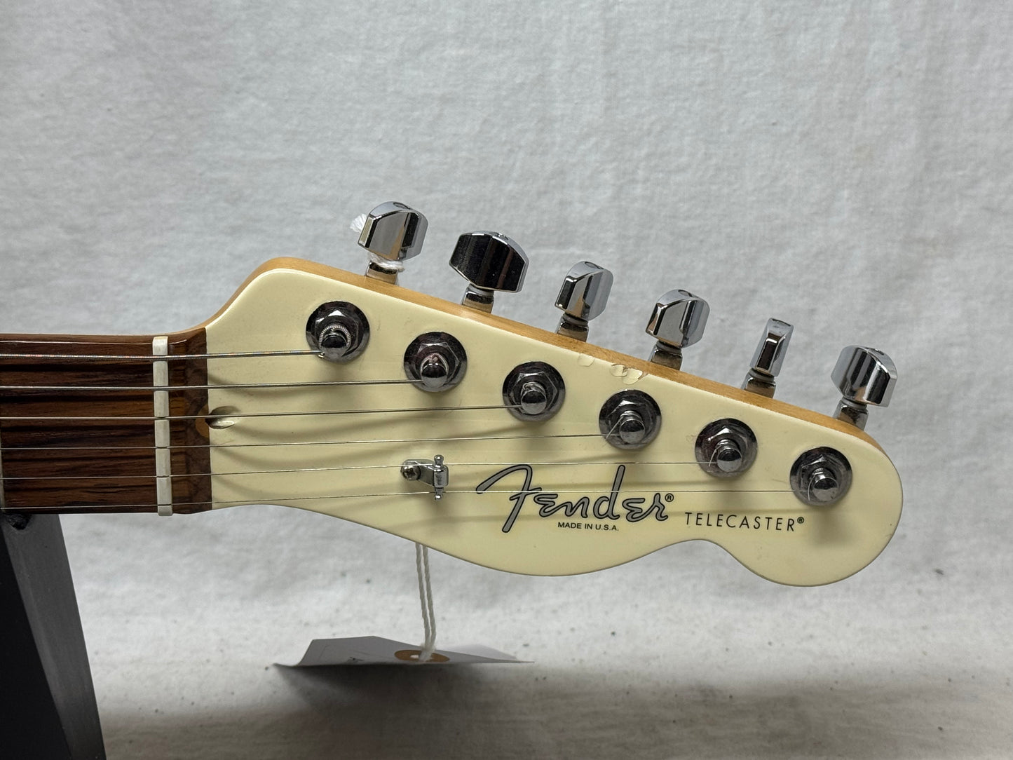 Fender Limited Edition American Standard Telecaster with Matching Headstock Guitar + Case 2016 - Olympic White / Rosewood fingerboard