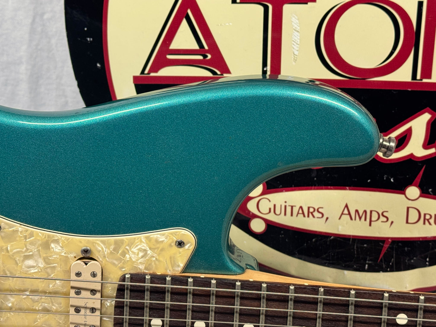 Fender American Standard Stratocaster Guitar with Case 1993 - Cobalt Blue Metallic