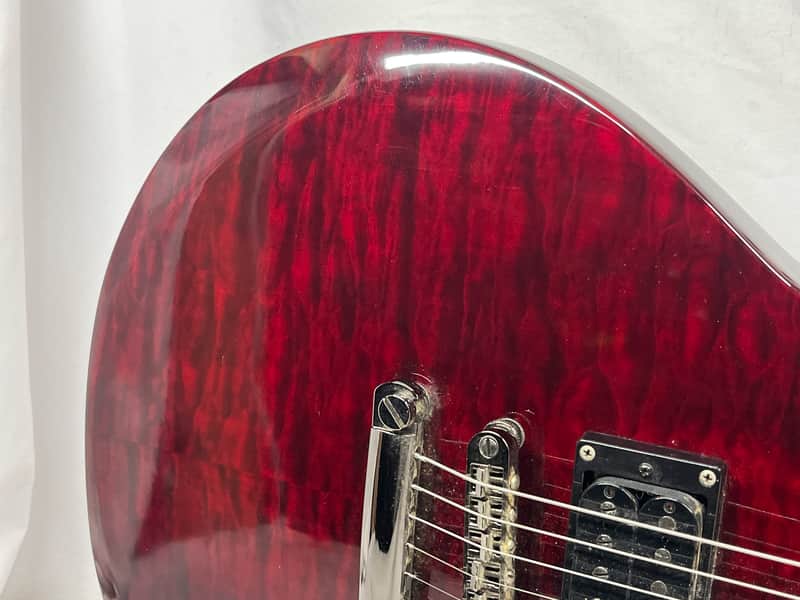 ESP LTD EC-100QM Singlecut HH Electric Guitar - Image 4