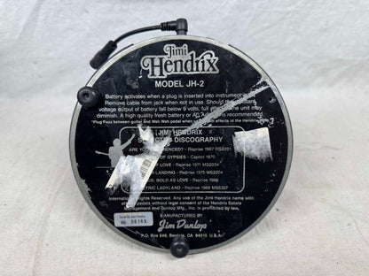 Dunlop JH-2 jh2 Jimi Hendrix Fuzz Pedal - missing 1 rubber foot pot codes date to 1990