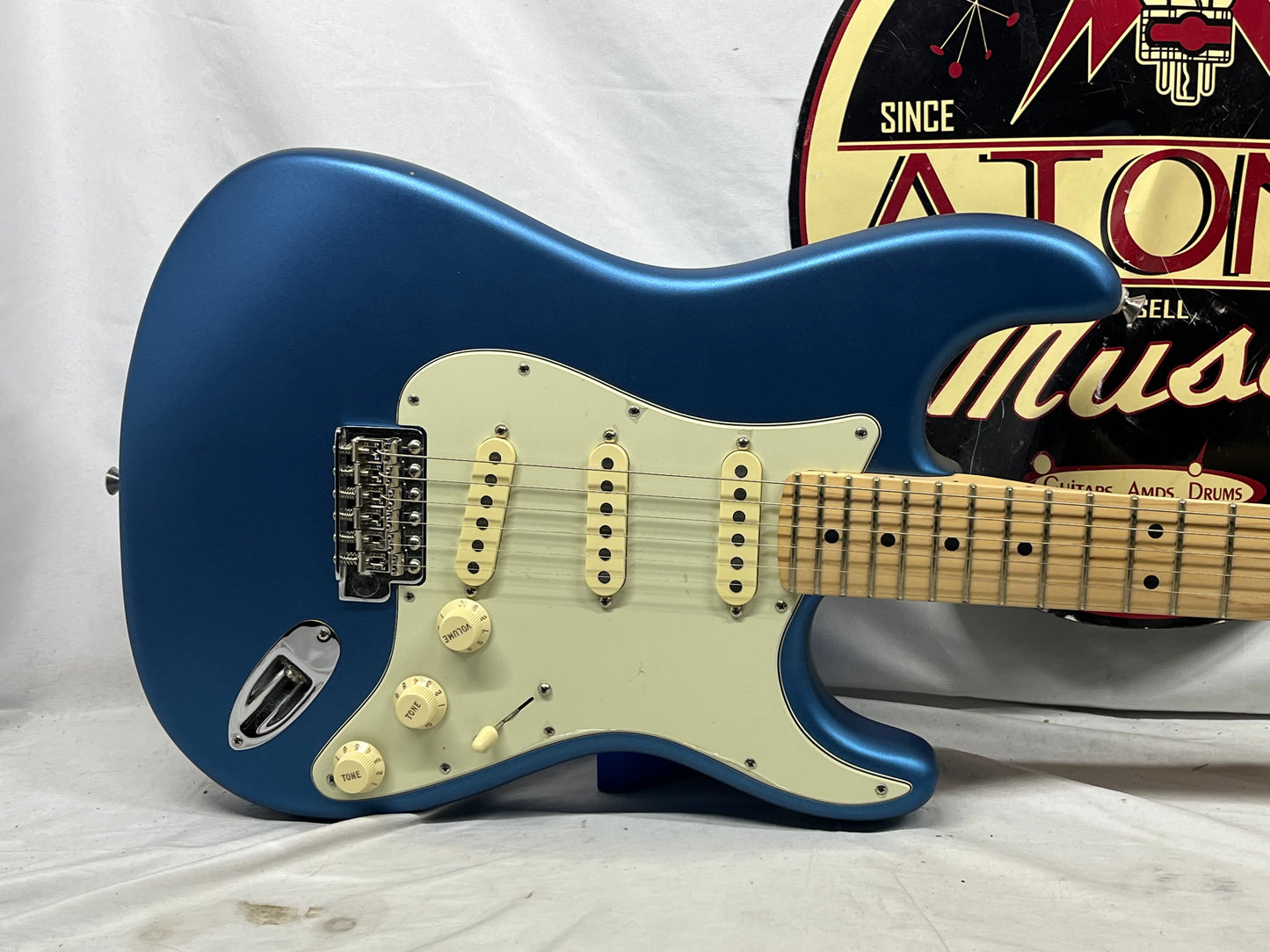 Fender American Performer Stratocaster Strat Electric Guitar 2021 - Satin Lake Placid Blue