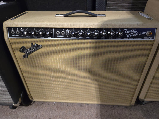Fender '65 Twin Reverb Reissue FSR Limited Edition 85-Watt 2x12" Guitar Combo 2013 - 2014 - Blonde / Wheat - Local Pickup Only