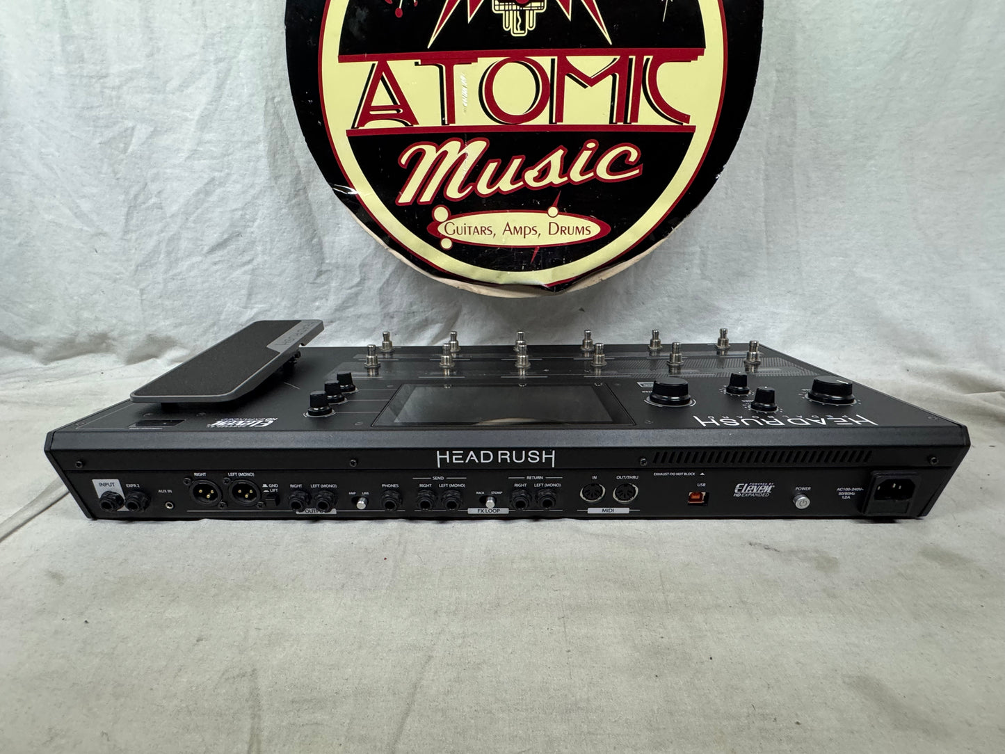 Headrush Pedalboard - Powered by Eleven / HD Expanded - Guitar Amp Modeler Multi-Effects Preamp Pedal with Soft Case