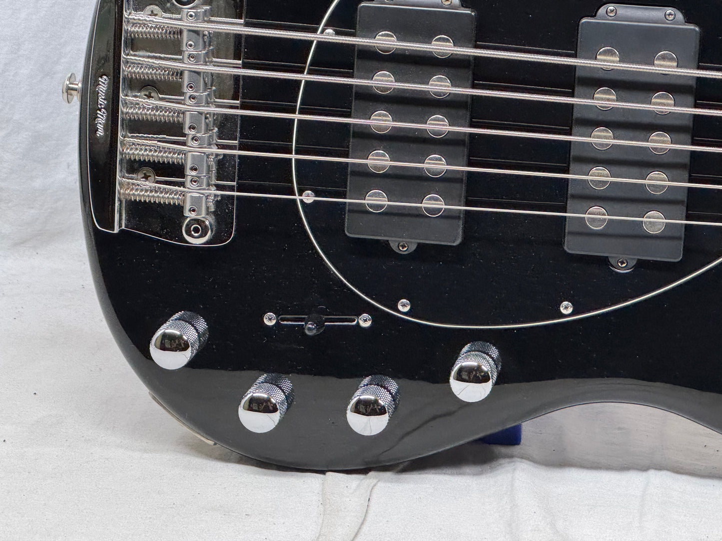 Ernie Ball Music Man USA Sterling 5 HH 5-string Bass 2014 - Black