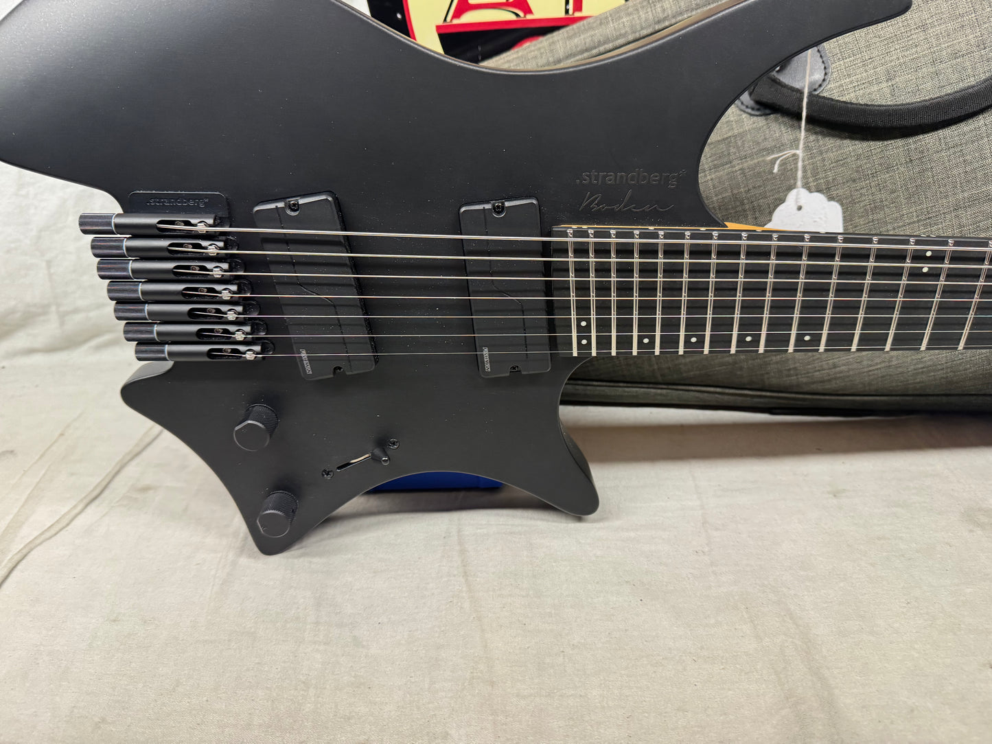 Strandberg Guitars Boden NX7 nx 7 Metal Headless 7-string Multiscale Guitar with Gig Bag 2024 - Black