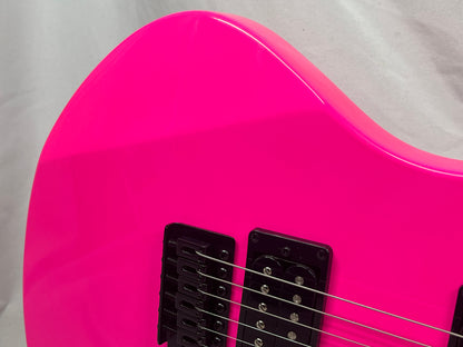 Dean Custom Zone Doublecut HH Electric Guitar  - Fluorescent Pink