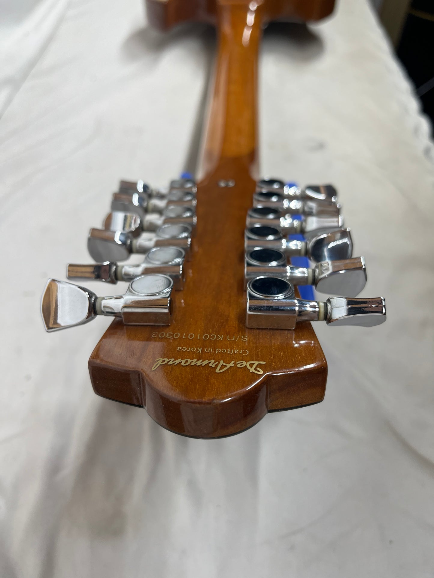DeArmond S-73 12-String Doublecut Electric Guitar - Natural