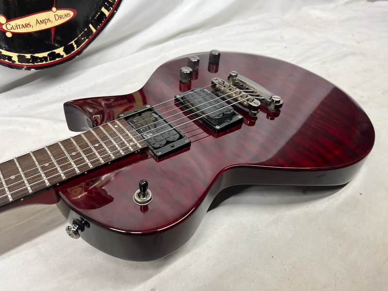 ESP LTD EC-100QM Singlecut HH Electric Guitar - Image 20