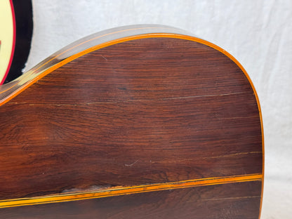 Unknown Builder Parlor Acoustic Guitar with Case late 1800s - early 1900s