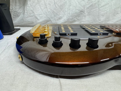 Ernie Ball Music Man Bongo 6 HH Bass with Case 2008 - Limited Edition Sequoia Gold