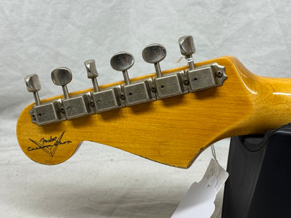 Fender USA Custom Shop '62 1962 Stratocaster Heavy Relic Guitar with COA + Case 2022 - Sapphire Blue Transparent / Rosewood fingerboard