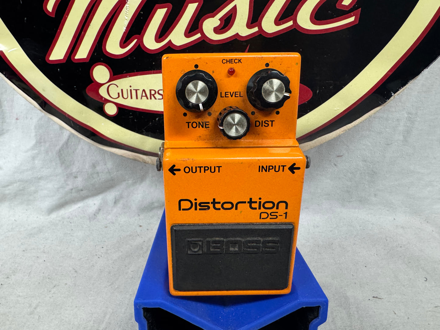 Boss DS-1 ds1 Distortion Pedal - ACA 12-volt power (possibly Black Label / MIJ) / TA7136AP OpAmp