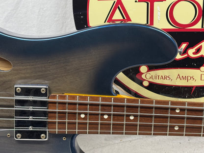 Fender TNB-110SPL TNB SPL J-Craft Thinline Telecaster Bass Special 4-string Semi-Hollowbody Bass 2002 - 2004 - Blue Violet Burst