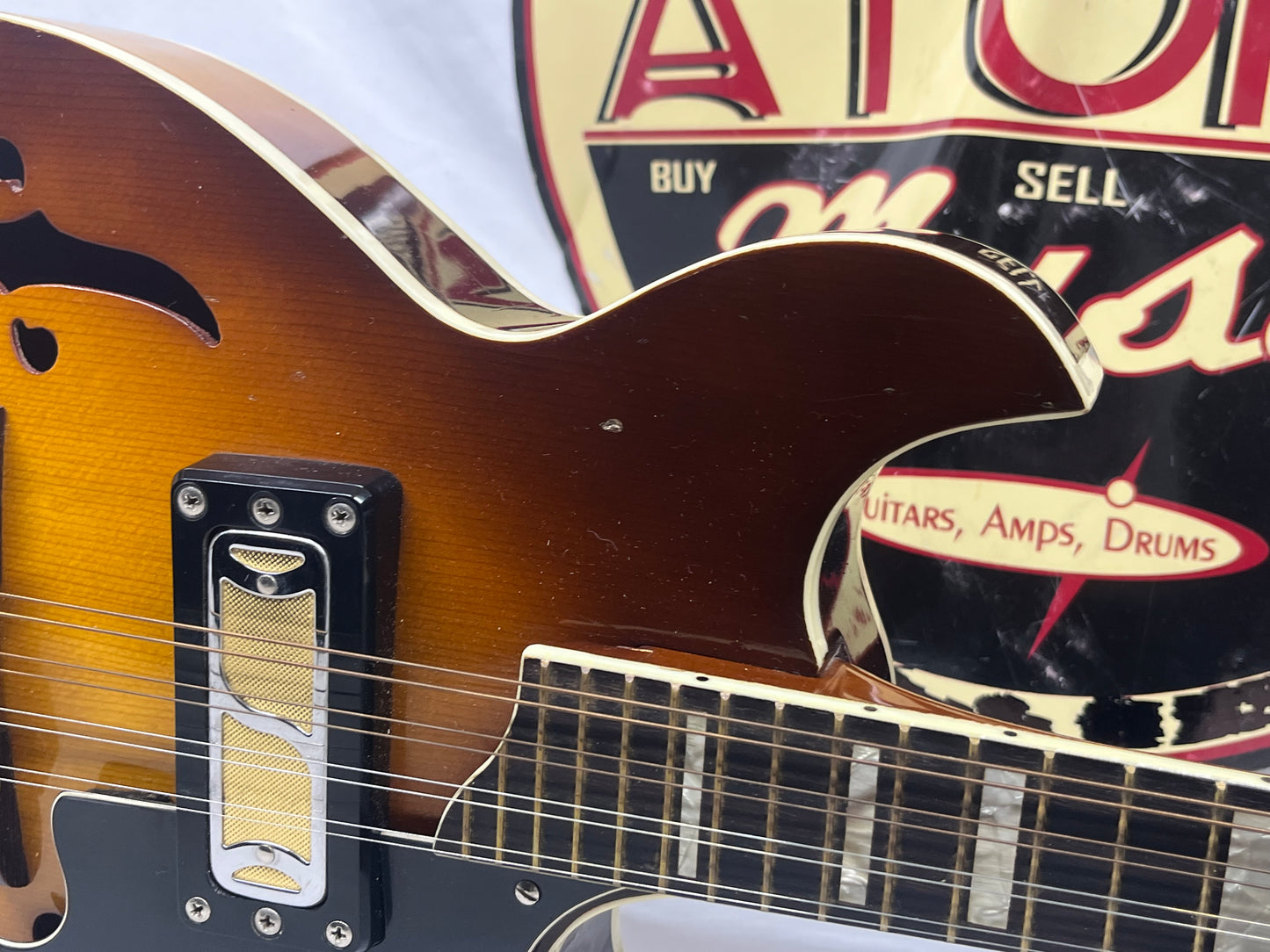 Harmony H-35 "Batwing" Acoustic Electric Mandolin with Case