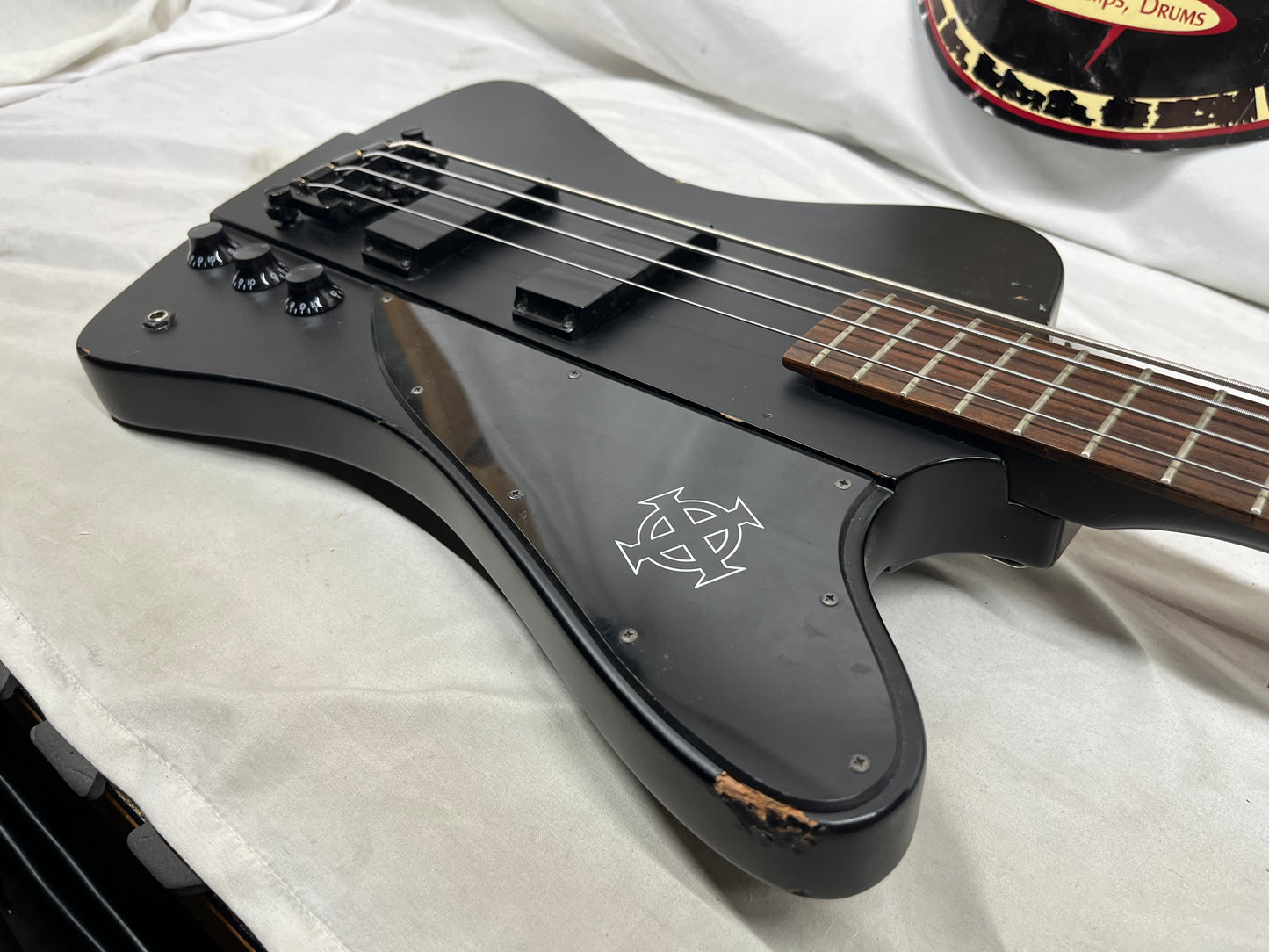 Epiphone Goth Thunderbird IV 4-String Electric Bass - Matte Black