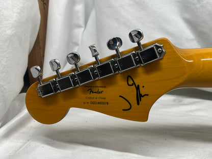 Squier J Mascis Jazzmaster Electric Guitar - Vintage White