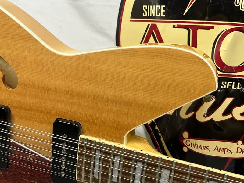 Reverend Airwave 12-String Semi-Hollow Body Electric Guitar - Image 3