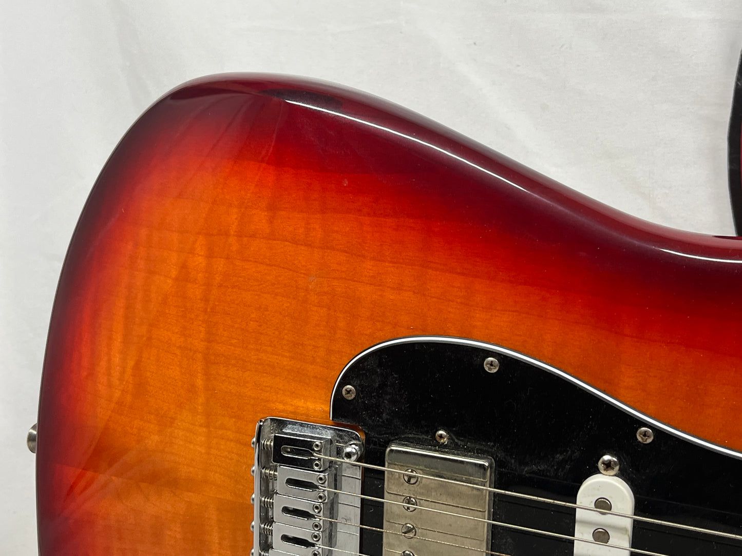 Fender Player Stratocaster Strat Plus Top Electric Guitar - Aged Cherry Burst