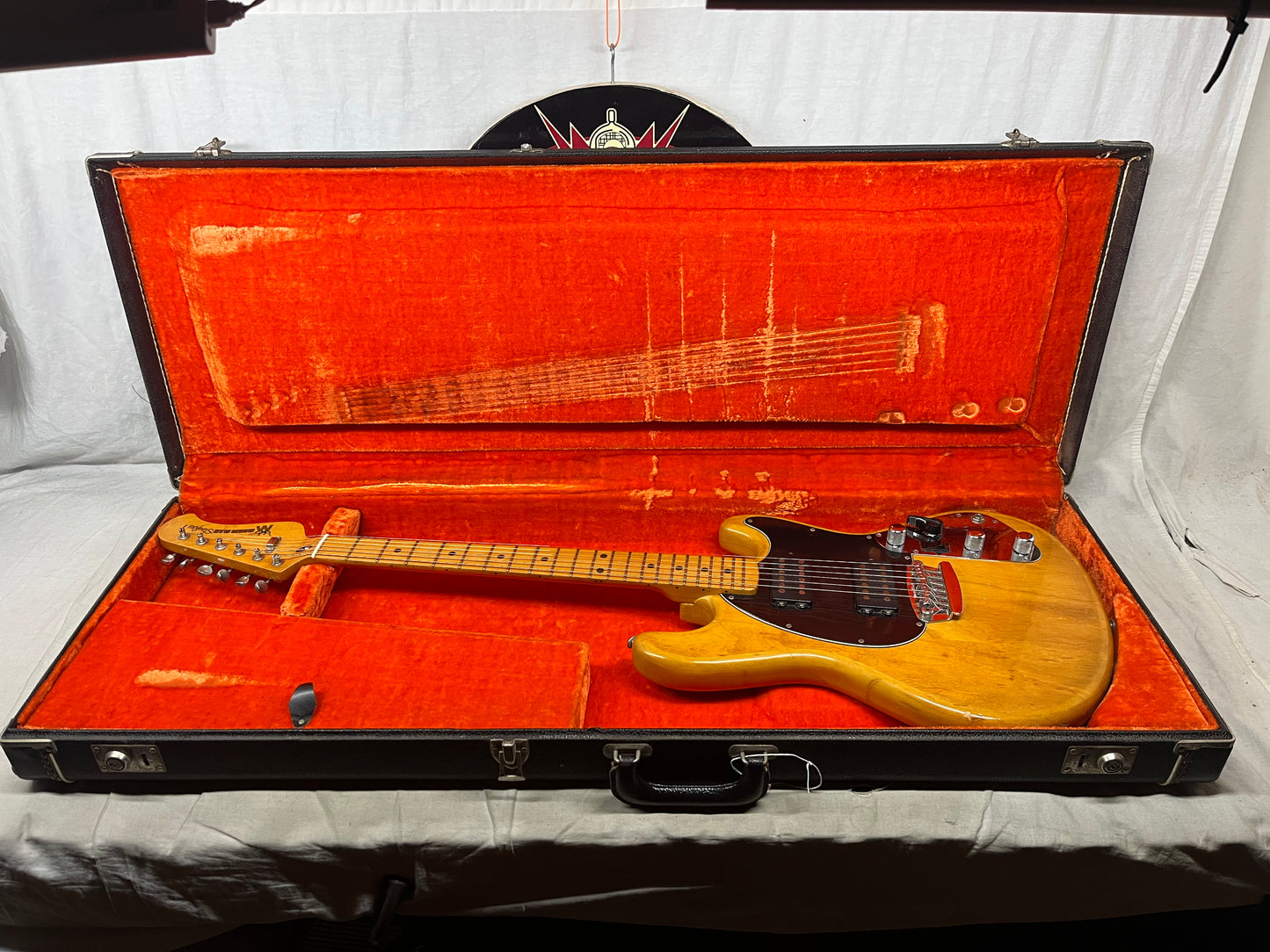 Music Man StingRay I Double Cutaway Electric Guitar with Hard Case - Natural