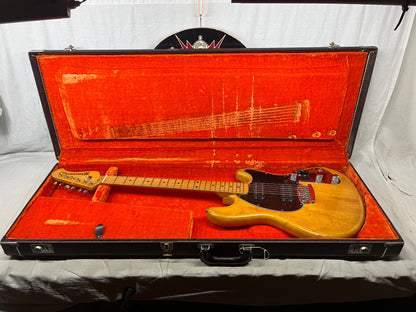 Music Man StingRay I Double Cutaway Electric Guitar with Hard Case - Natural
