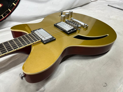 Agile Harm Semi-Hollow Body Electric Guitar - Gold Top