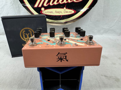Walrus Audio Qi Etherealizer Delay Chorus Reverb Multi-Effects Pedal with Box - Terracotta