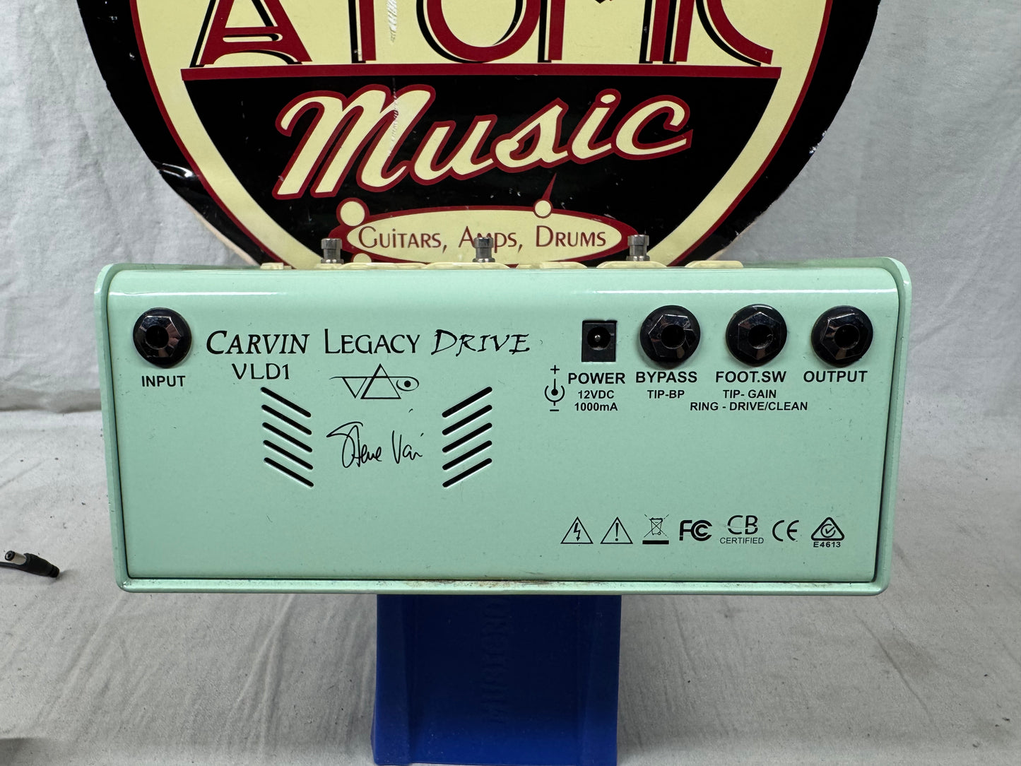 Carvin VLD1 Steve Vai Legacy Drive Tube Preamp Pedal with Power Supply