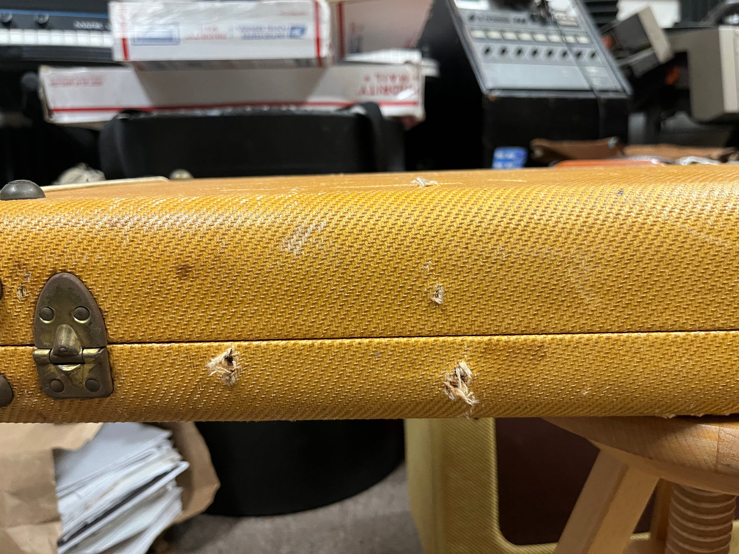 Fender Tweed Case for Double Neck Lap Steel Guitar