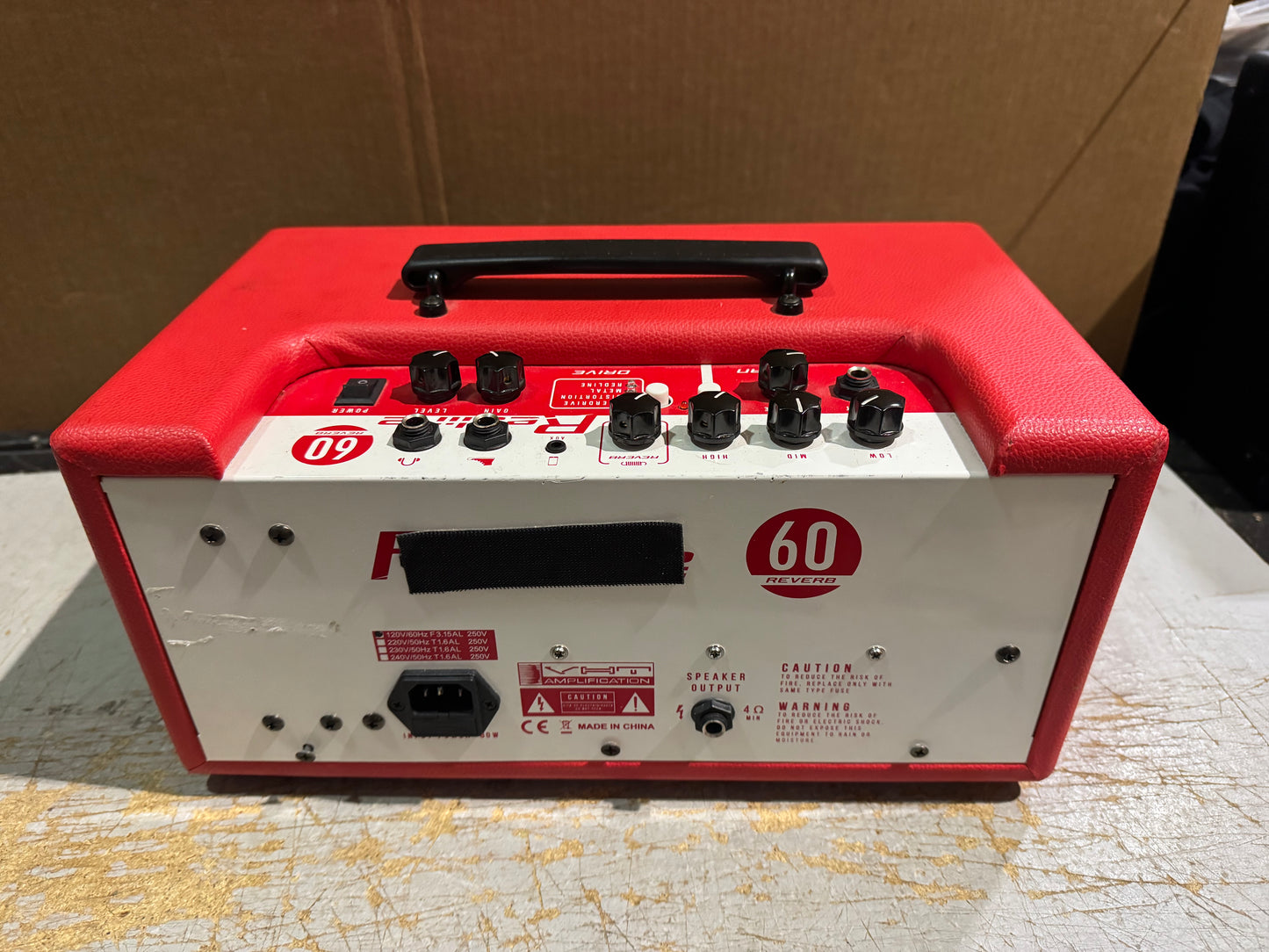 VHT AV-RL-60RH Redline 60 Reverb 2-Channel 60-Watt Guitar Amp Head 2020s