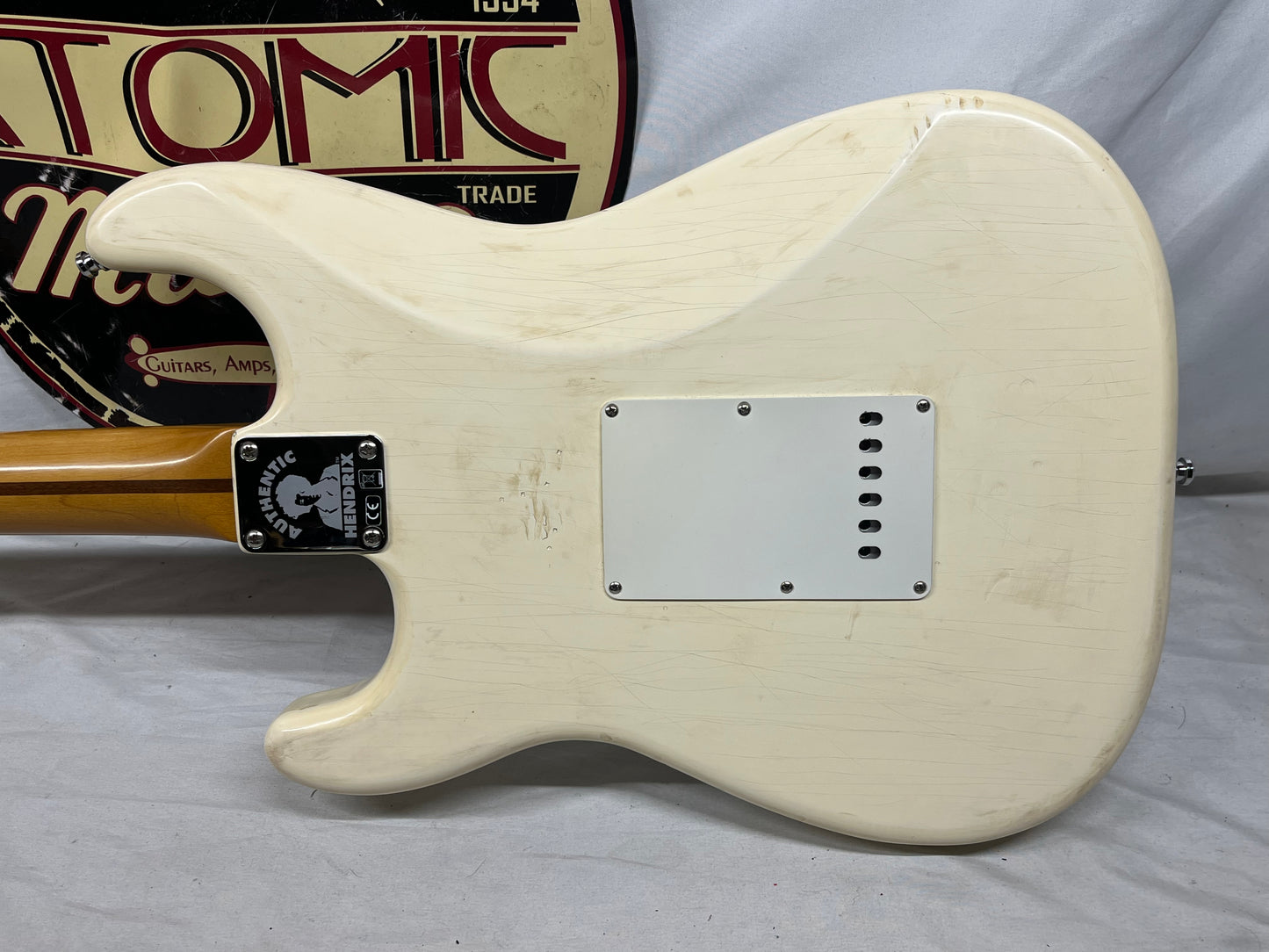 Fender Jimi Hendrix Stratocaster Strat Electric Guitar - Olympic White