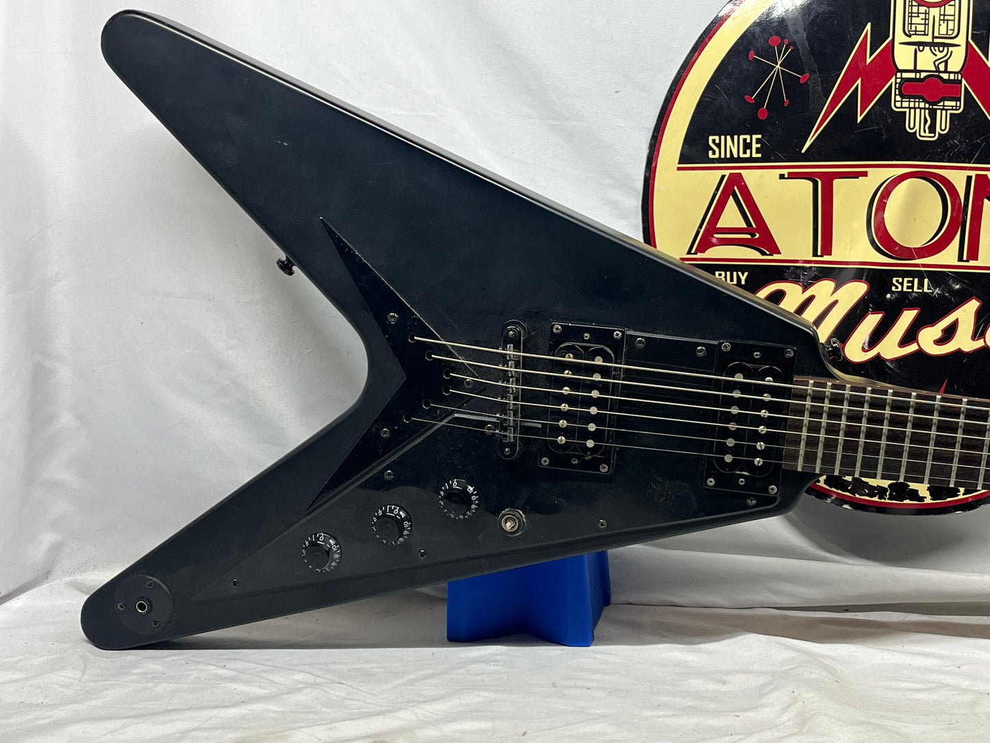 Epiphone Flying V Goth '58 Electric Guitar 2003 - Pitch Black