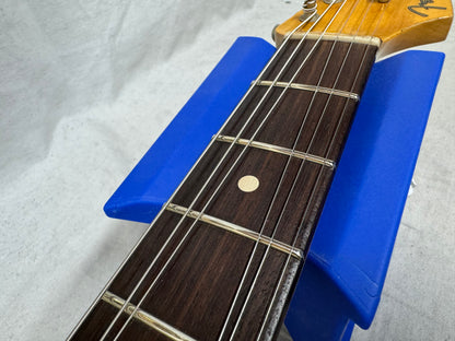 Fender USA Custom Shop '62 1962 Stratocaster Heavy Relic Guitar with COA + Case 2022 - Sapphire Blue Transparent / Rosewood fingerboard