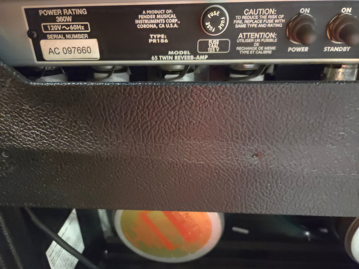 Fender '65 Twin Reverb Reissue 85-Watt 2x12" Guitar Combo 1991 - Present - Local Pickup Only