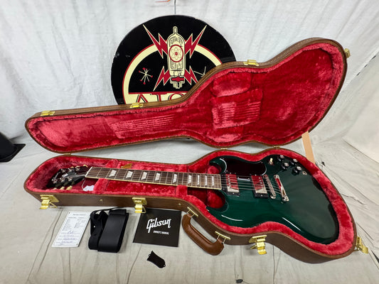 Gibson SG6100TLNH1 SG Standard '61 1961 Reissue Guitar with Case 2024 - Translucent Teal