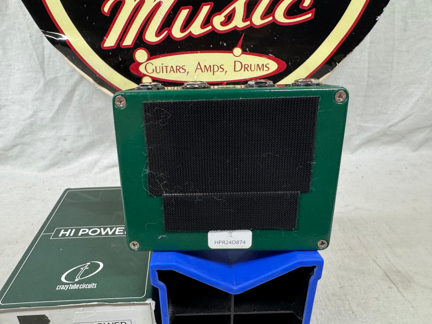Crazy Tube Circuits Hi Power Overdrive Pedal with Box