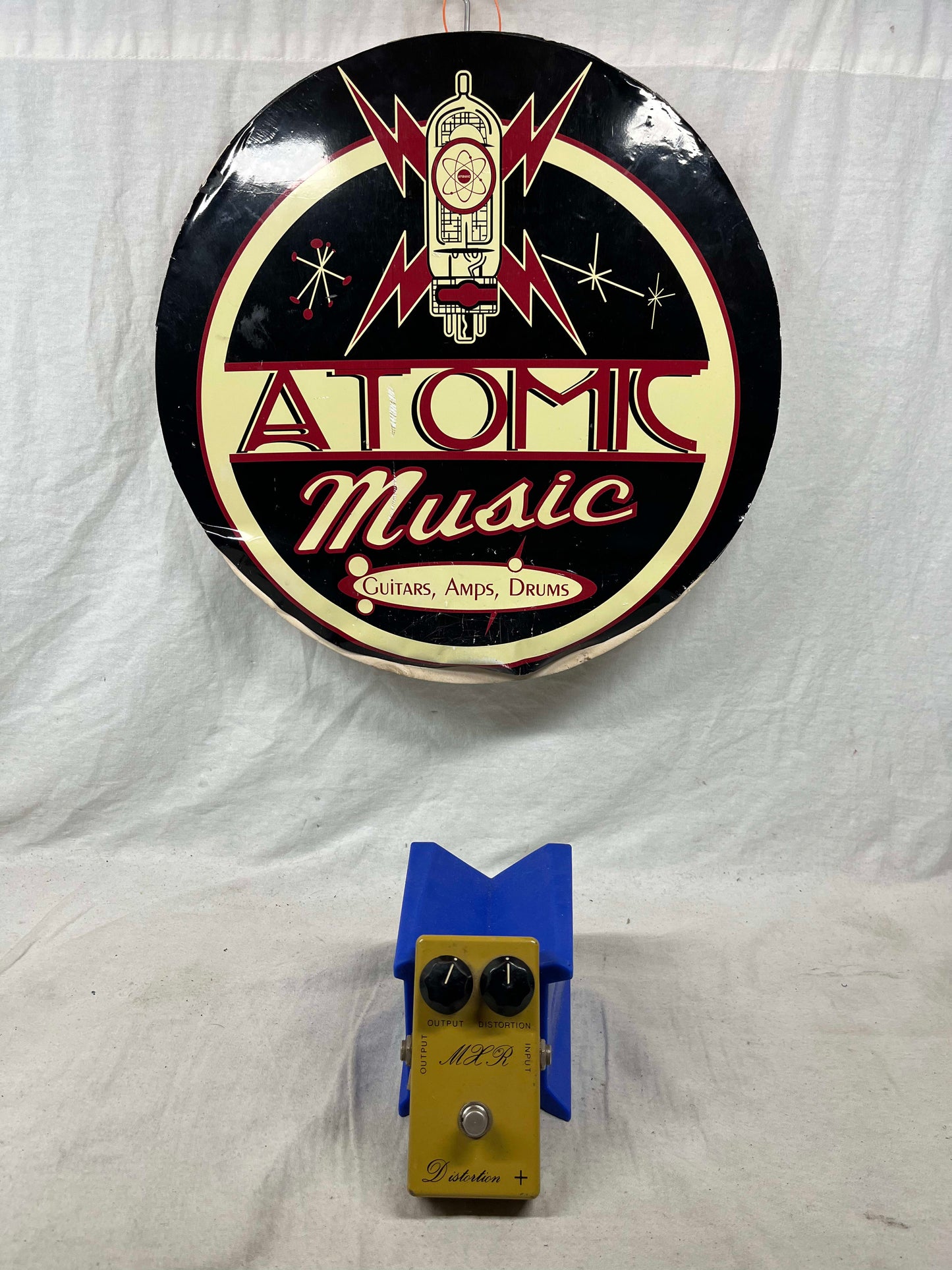 MXR Script Logo MX-104 mx104 Distortion+ distortion + Plus Pedal - pots date to 1977 - missing bottom plate
