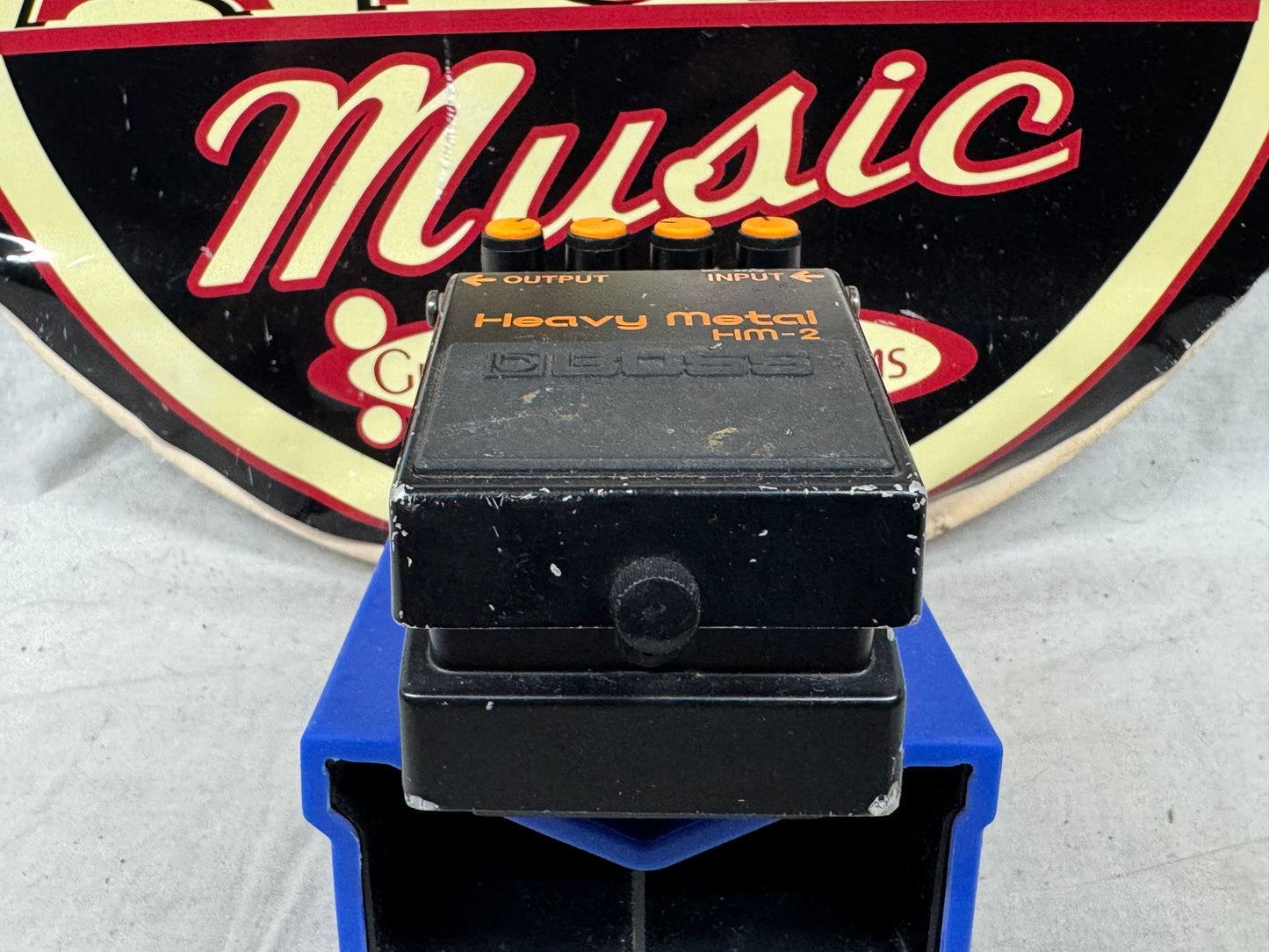 Boss HM-2 hm2 Heavy Metal Distortion Pedal - Black Label / MIJ Made In Japan / ACA 12 volt power 1985