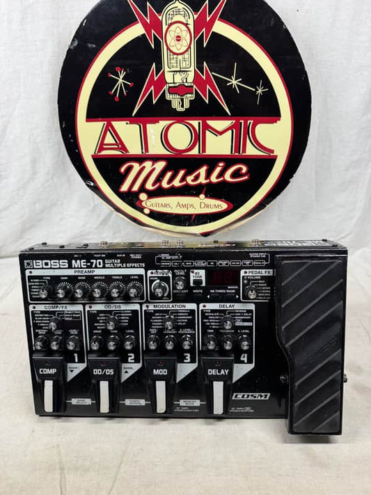 Boss ME-70 me70 Guitar Multi-Effects Preamp Pedal with Power Supply