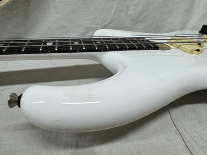 Alembic Elan 4-string Bass with Case - White (likely re-fin'd)