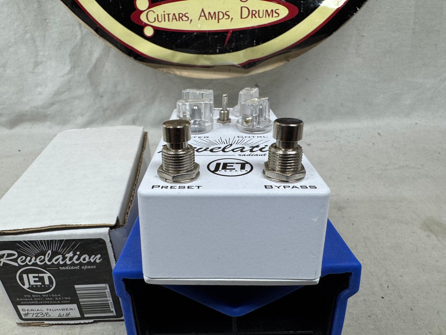 Jet Pedals Revelation Radiant Space v3 Reverb Pedal with Box