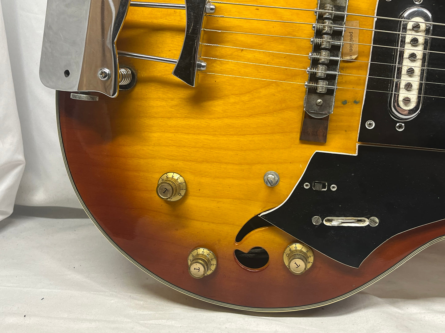 Univox Custom Hollow Body Electric Guitar
