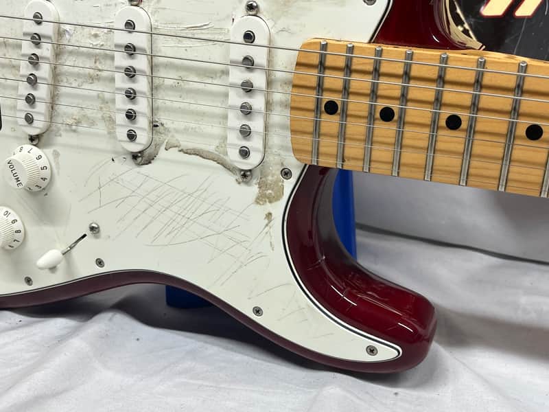 Fender Standard Stratocaster Strat Plus Top Electric Guitar - Image 6
