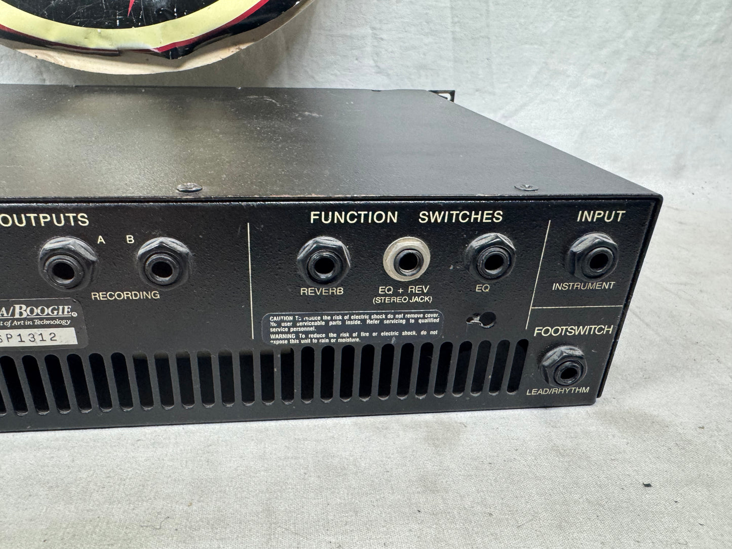 Mesa Boogie Studio Preamp Rack Module with Footswitch