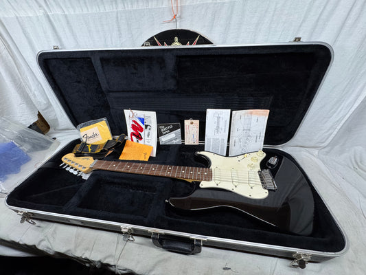Fender USA Stratocaster Plus Guitar with TKL Case 1993 - Black / Rosewood fingerboard