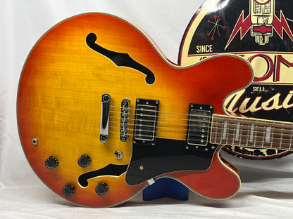 Michael Dolsey Designs Double Cutaway Semi-Hollow Body Electric Guitar