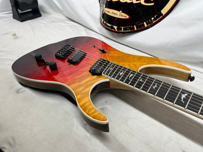 Ormsby Hype GTR Shark Cutout Semi-Hollow Body Multiscale HH Electric Guitar