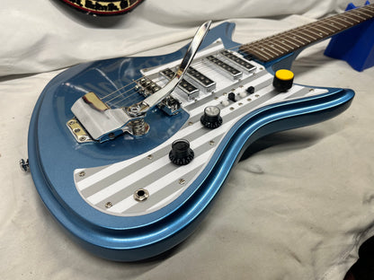 Eastwood Ichiban SharkFin K4L Doublecut Electric Guitar - Nut has been Raised!